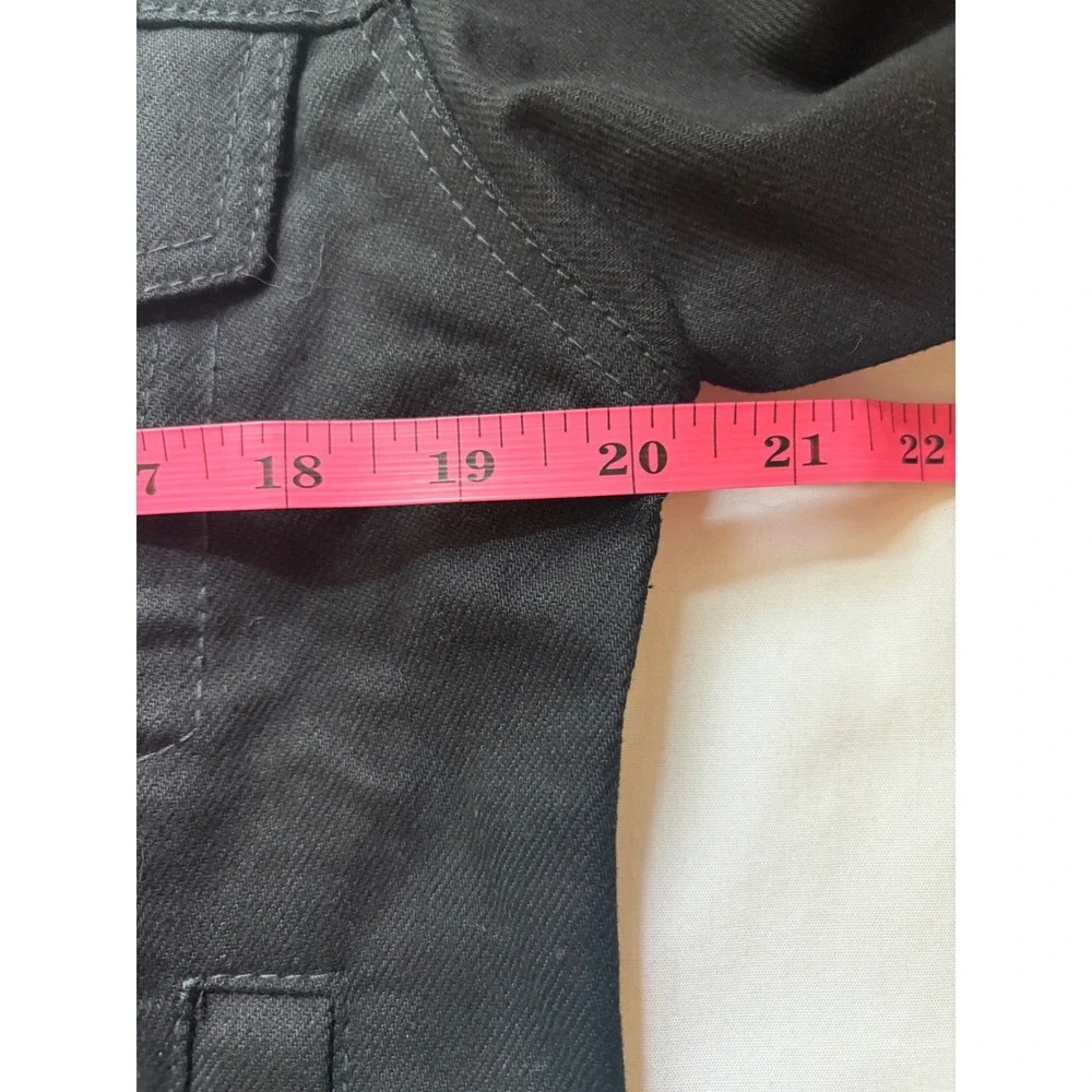 NWOT Sailor Moon Anime Graphic Black Denim Trucker Jacket Small Streetwear - Picture 6 of 9